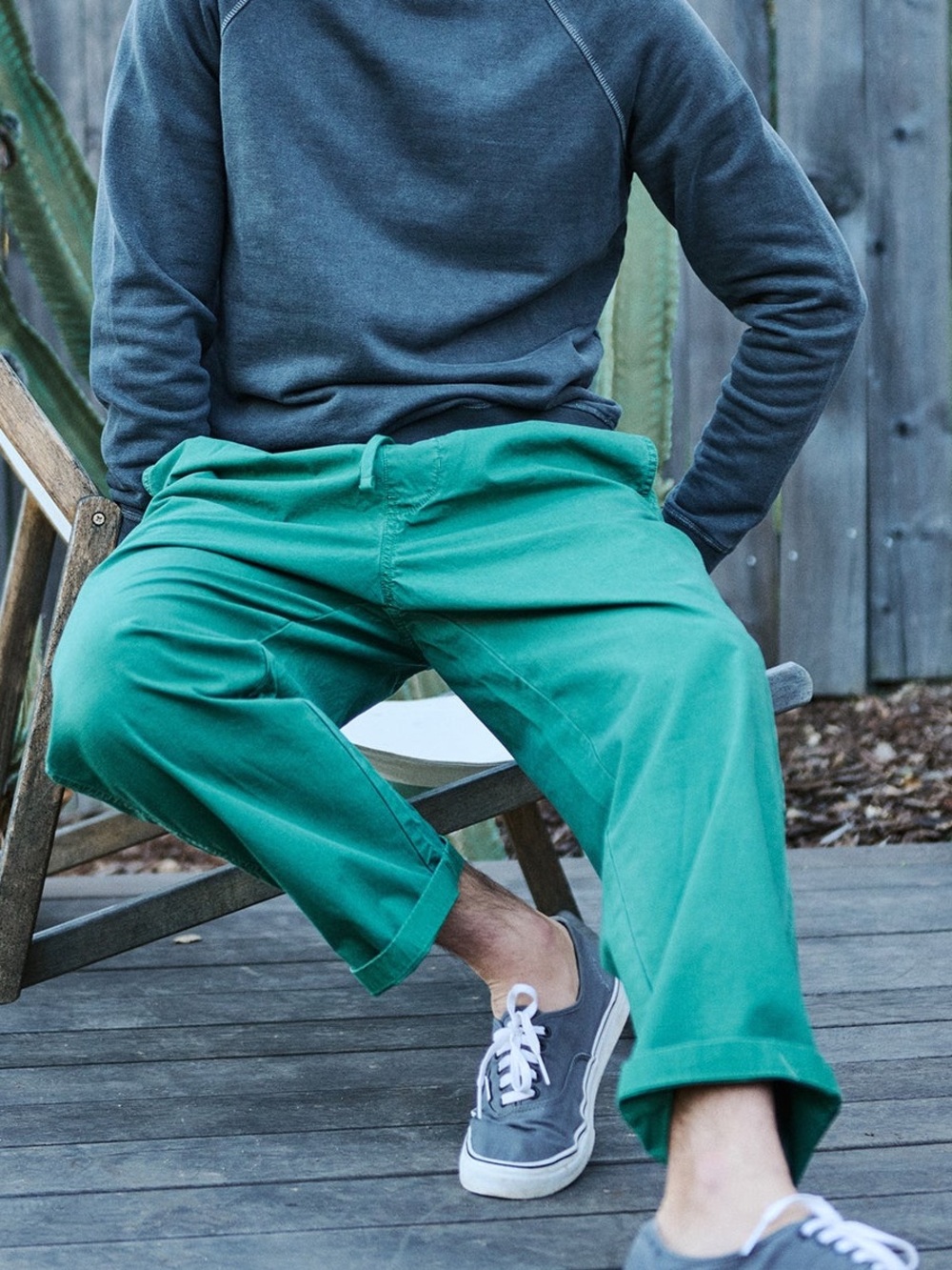 Outerknown The Tides Pants Grassland Green Travel Ripstop Outdoors Casual Medium